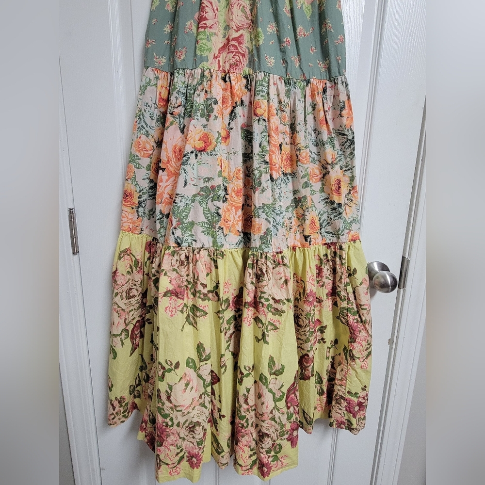 Free People Bluebell Tie Ribbon Maxi Dress Size Small. - Picture 8 of 14
